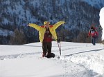 Da Carona al lago di Fregabolgia nella conca del Calvi con tanta neve!